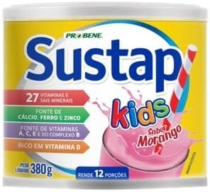 SUSTAP KIDS SABOR MORANGO 380 g