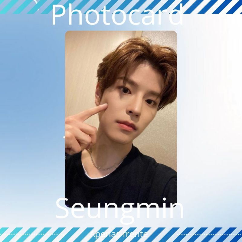 Kim Seungmin Photocard Fanmade: Qualidade Artesanal para Fãs