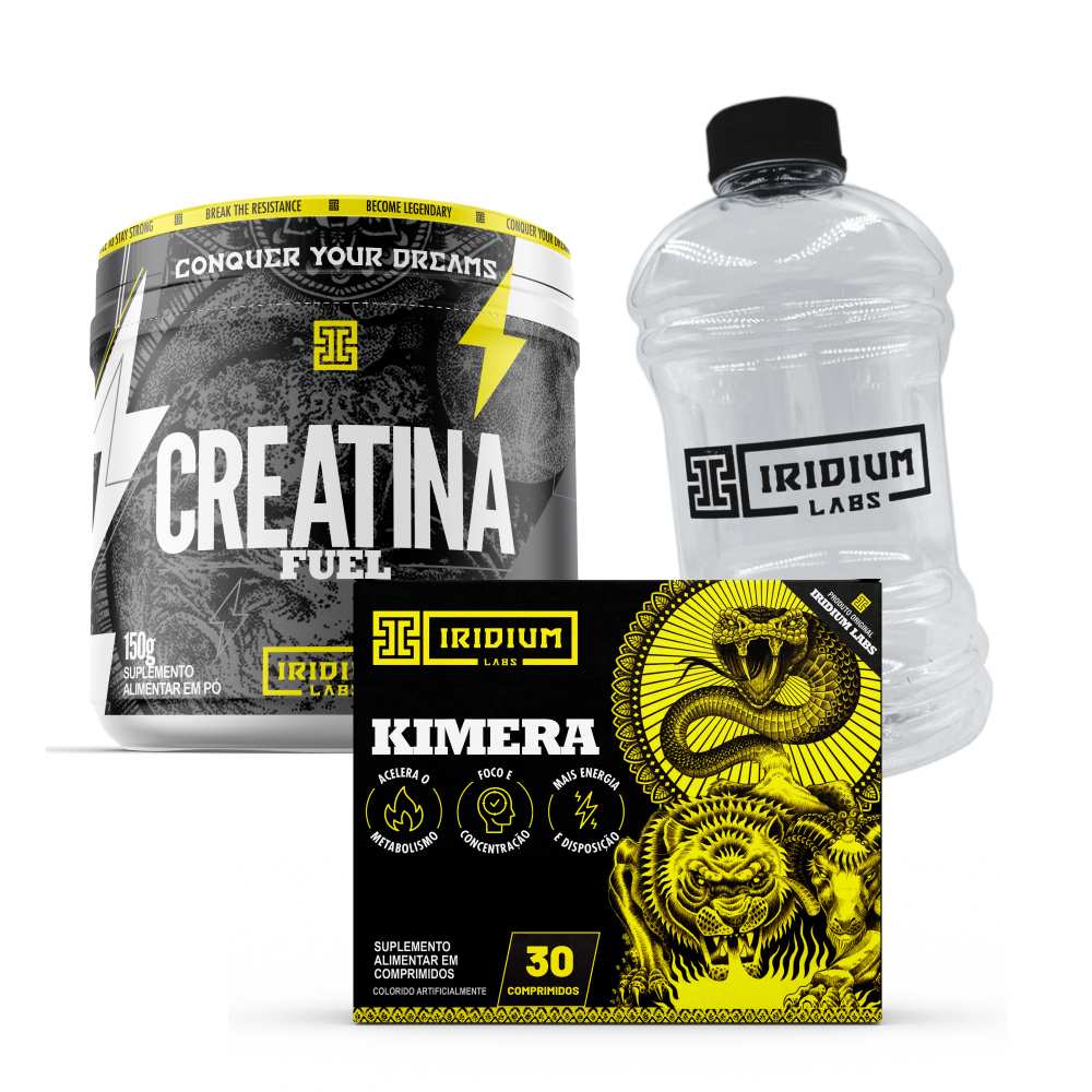 Kimera + Creatina + Galão: Seu Kit Performance!