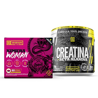 Kimera Woman + Creatina: Seu Kit Iridium Labs
