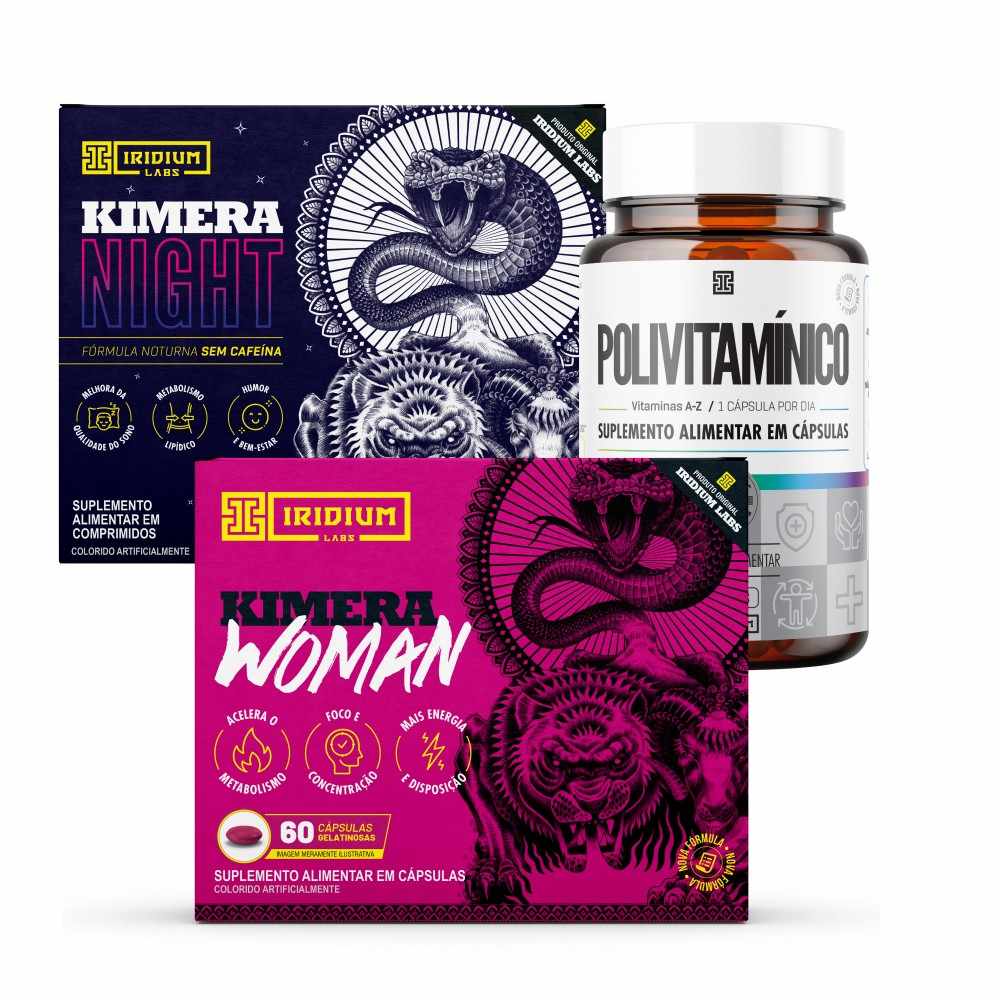 Kimera Woman: Kit Emagrecedor + Sono & Vitaminas