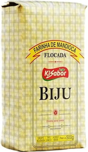 KiSabor Farinha De Mandioca Biju Kisabor 500 Gramas
