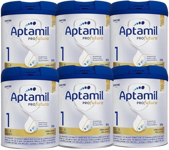 Fórmula Infantil Aptamil Profutura 1 800g - Kit 6 latas