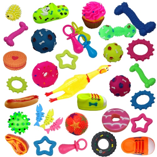 Kit 10 Brinquedos Mordedores para Cachorro Filhote Anti Estresse