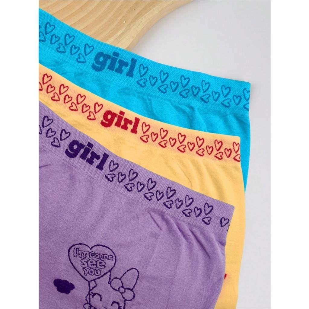 Kit 10 Calcinhas Boxer Infantil e Juvenil Leve e Confortável