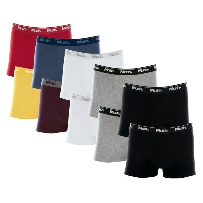 Kit 10 Cuecas Boxer Mash: Conforto e Estilo
