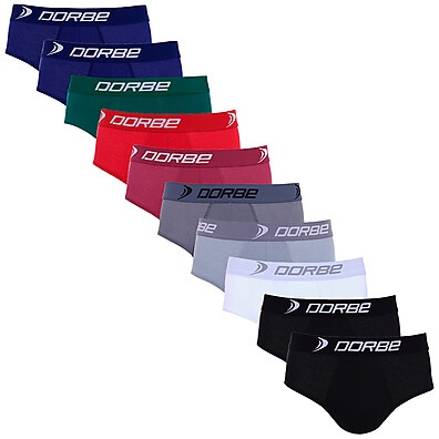 Kit 10 Cuecas Slip 100% Algodão Dorbe – Conforto e Qualidade