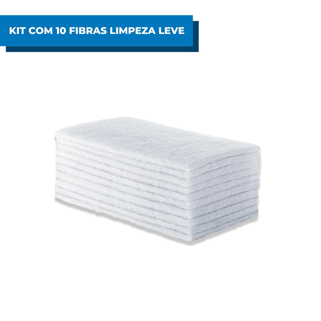Kit 10 Fibras 3M: Limpeza Leve e Segura