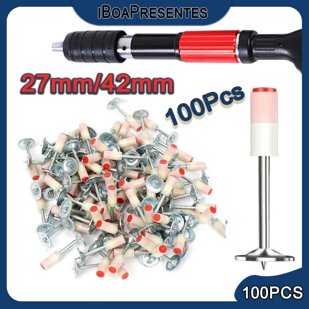Kit 100 Peças Pinos 27/42mm para Pistola Finca: Profissional e Durável