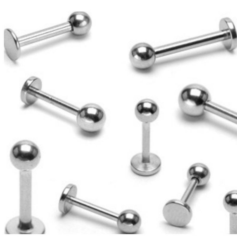 Kit 12 Piercings Labret Aço Cirúrgico: Qualidade e Versatilidade