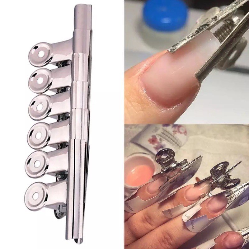 Kit 12 Presilhas Curvatura C para Unhas - Modelo Perfeito