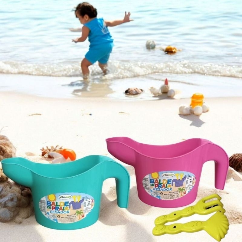 Kit 15 Baldinhos de Praia Regadores – Lembrancinha Divertida para Festas Infantis