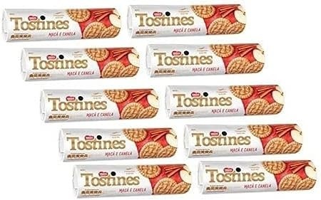 Kit C/10 Tostines 160g Maca E Canela