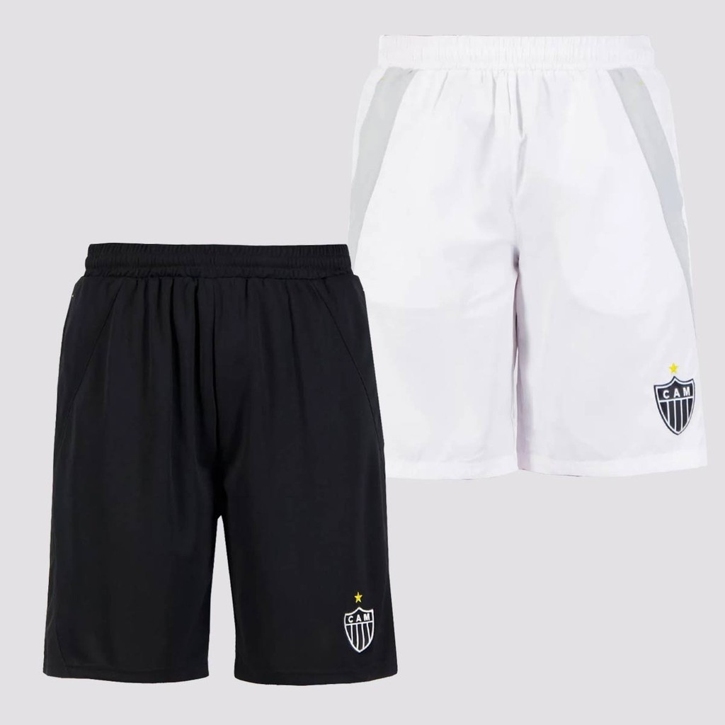 Kit 2 Bermudas Atlético Mineiro: Conforto e Estilo!