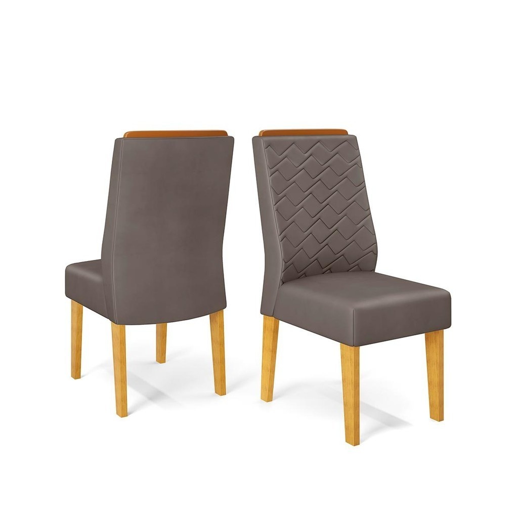 Kit 2 Cadeiras de Jantar Lidia: Conforto e Estilo