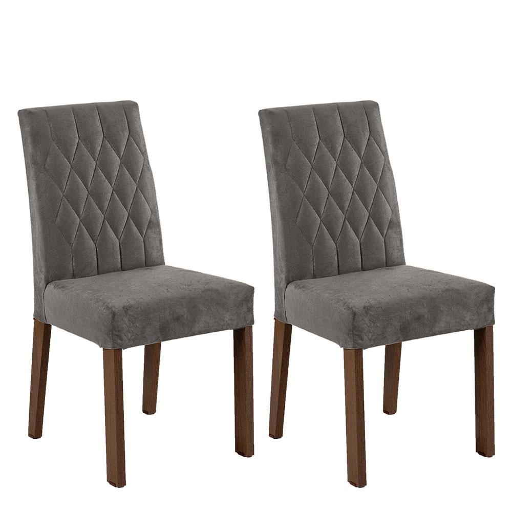 Kit 2 Cadeiras de Jantar Madesa 4256 – Conforto e Estilo