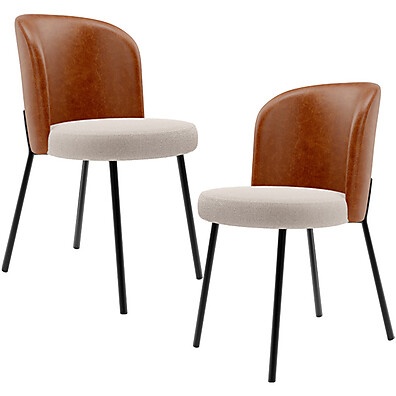 Kit 2 Cadeiras Estofadas Gavi L02 – Conforto e Estilo para Sua Mesa
