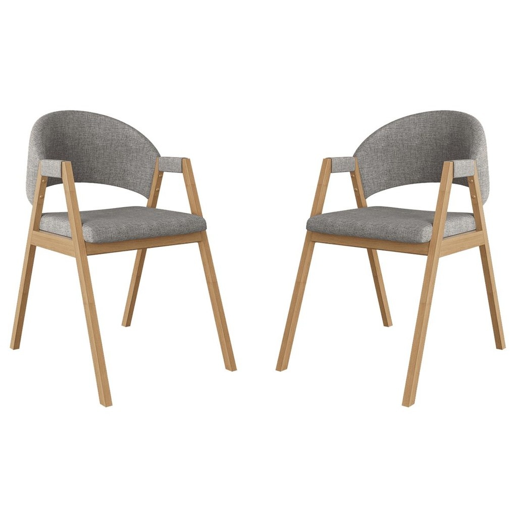 Kit 2 Cadeiras Jantar Suellen: Conforto e Elegância