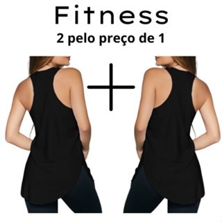 Kit 2 Camisas Fitness CrossFit com Suporte e Secagem Rápida