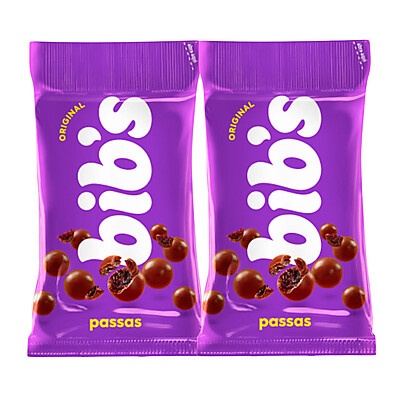 Kit 2 Confeito de Passas Bib’s 40g – Delícia Prática