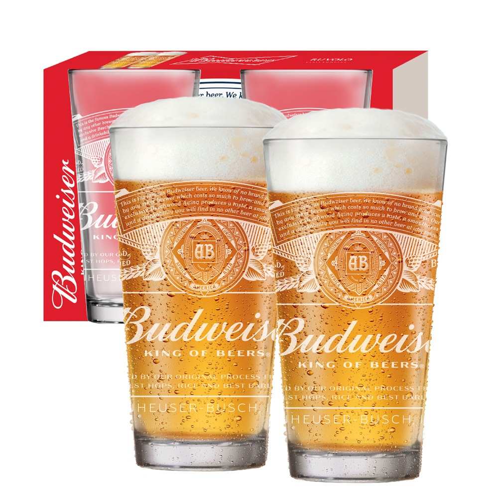 Kit 2 Copos Budweiser 415ml: A Experiência Perfeita!