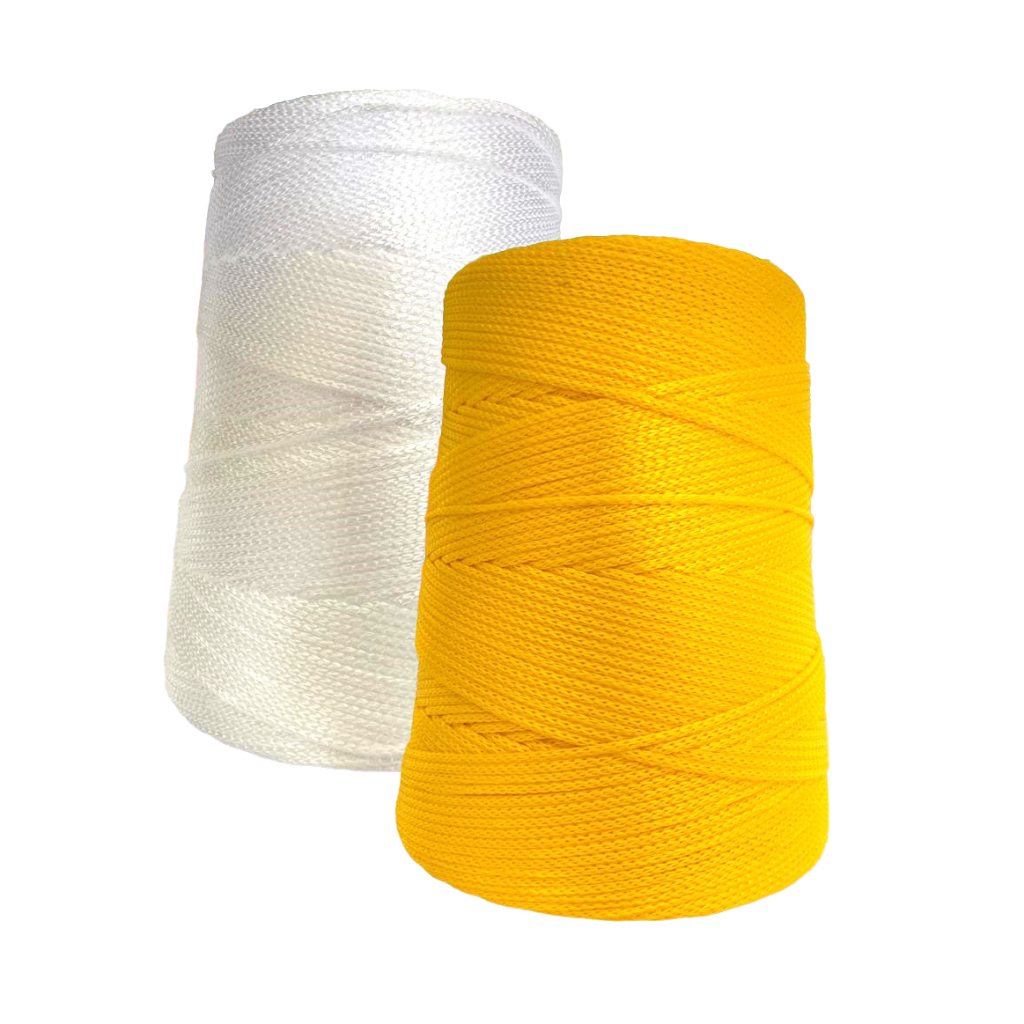 Kit 2 Cordões Náuticos 500m Polipropileno para Crochê e Trico