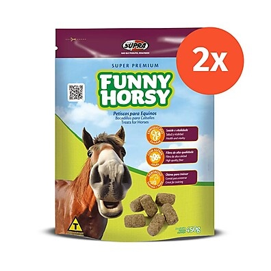 Kit 2 Funny Horsy 450g – Suplemento Premium para Cavalos