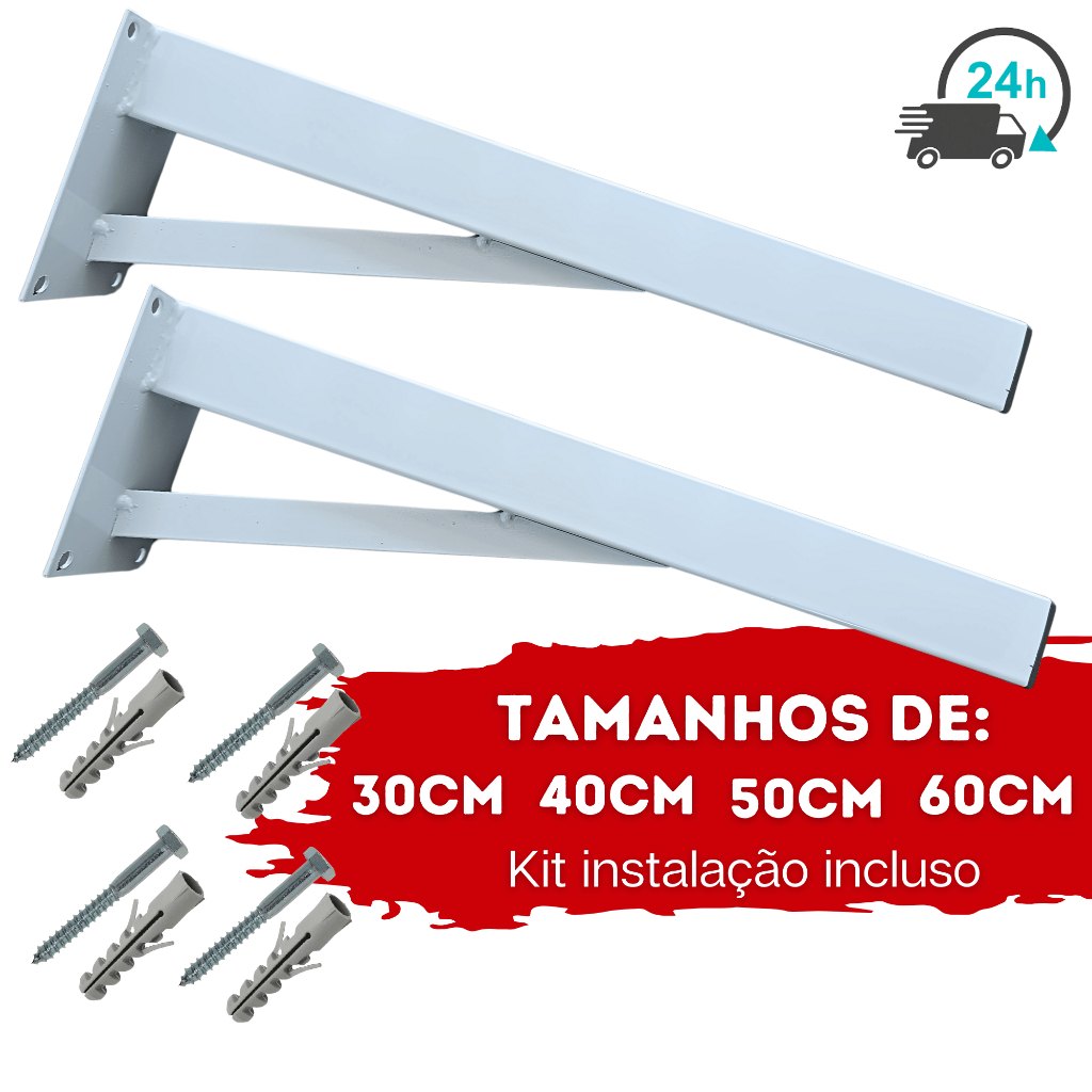Kit 2 Grapas Reforçadas para Pia e Tanque com Parafusos