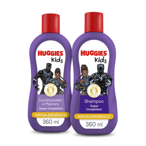 Kit 2 Huggies Kids Super Crespinhos: Conforto e Absorção para Crianças em Crescimento