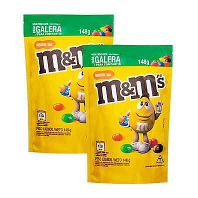Kit 2 M&M Amendoim 148g – O Snack Irresistível com Crocância