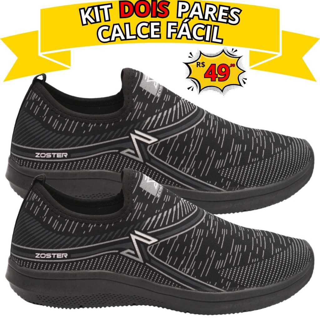 Kit 2 Pares Tênis Meia Masculino: Respirável, Confortável e Prático para o Dia a Dia