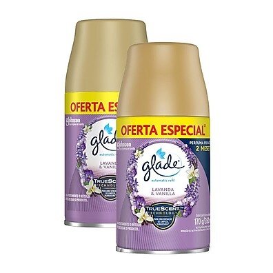 Kit 2 Refis Glade Lavanda & Vanilla 260ml – Ambiente Aconchegante por até 60 Dias!