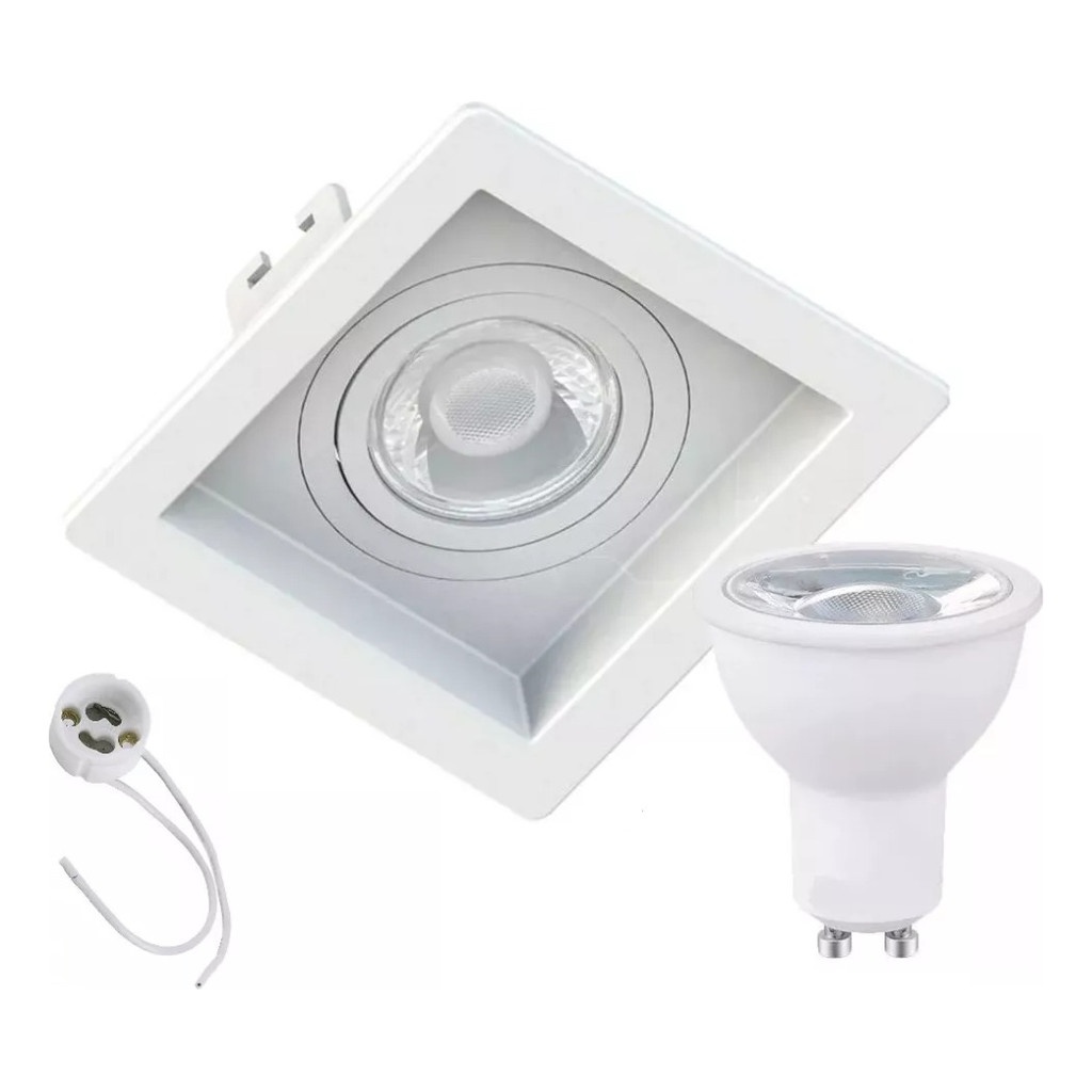 Kit 2 Spots LED MR16: Iluminação Moderna e Econômica