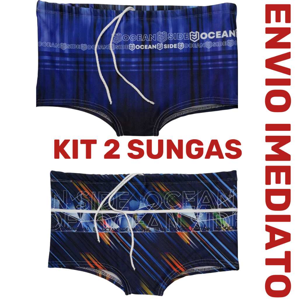 Kit 2 Sungas Masculinas: Estilo e Conforto!
