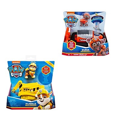 Kit 2 Veículos Patrulha Canina: Rubble e Zuma