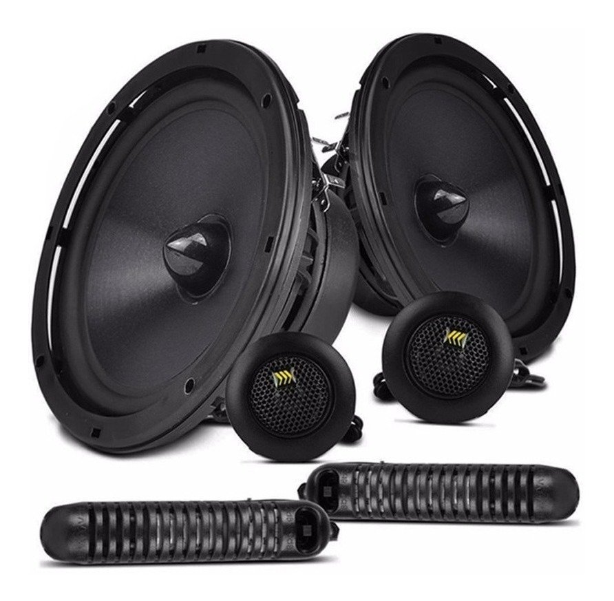 Kit 2 Vias 6" Bravox CS60BK: Som Incrível!