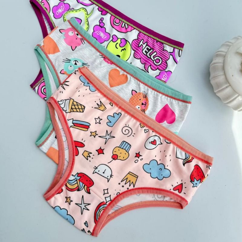 Kit 20 Calcinhas Infantil: Conforto e Estilo!