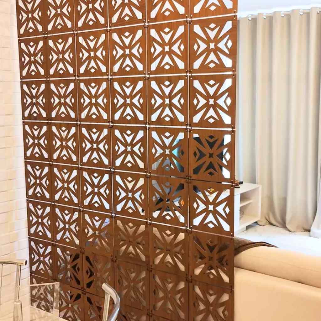 Kit 20 Placas MDF Divisórias de Ambientes: Transforme Seu Espaço com Arte em Madeira
