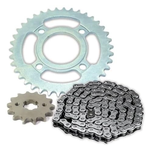 Kit Relação Competição Titan 150 Fan 125 (2009+) - Coroa 38 Dentes para Performance Máxima