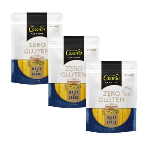 Kit 3 Espaguetes Spaguetti Premium sem Glúten de 200g cada - Casarão