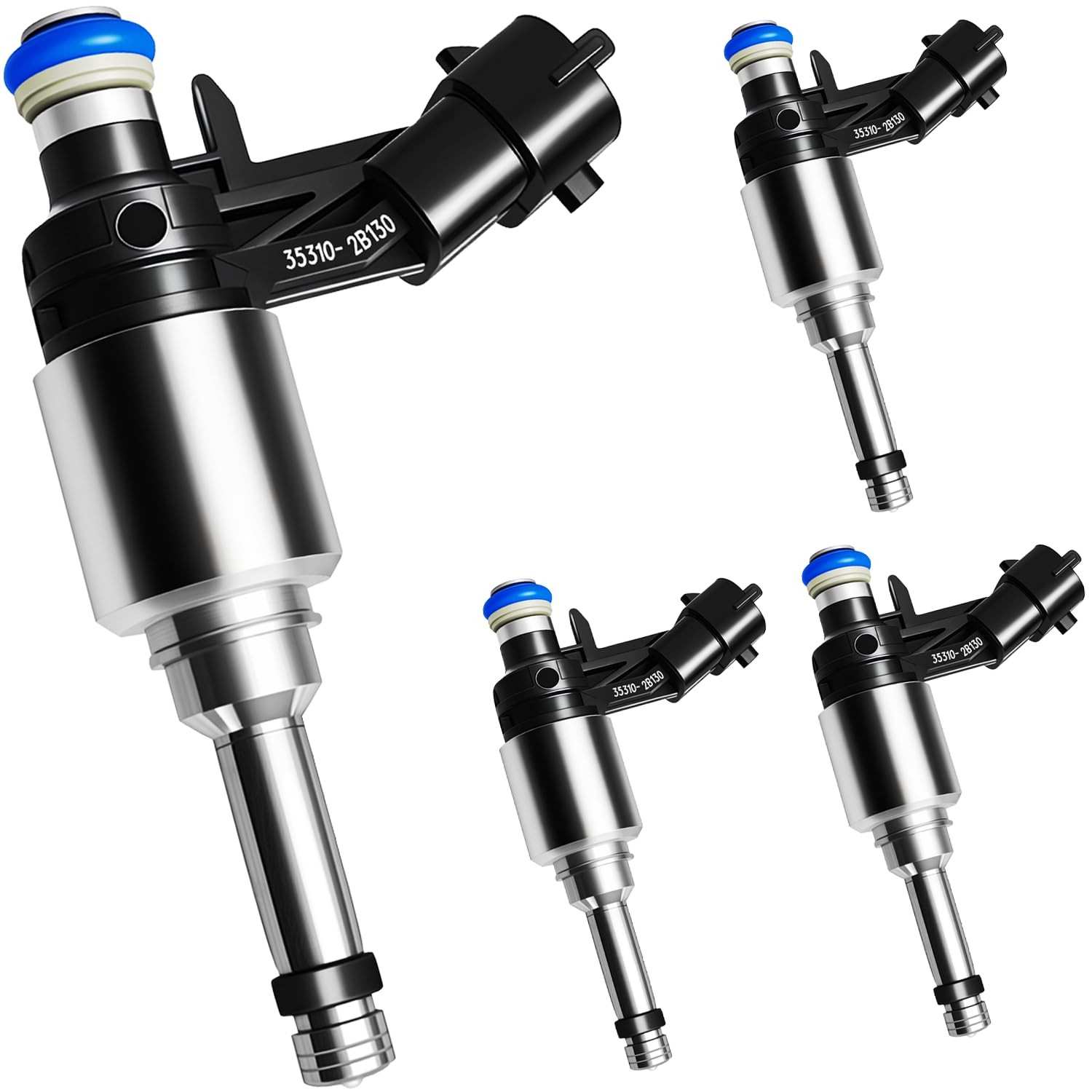 Kit 4 Injetores de Combustível 35310-2B130 para Hyundai Accent/Veloster e Kia Rio/Soul 1.6L (2012-2017)