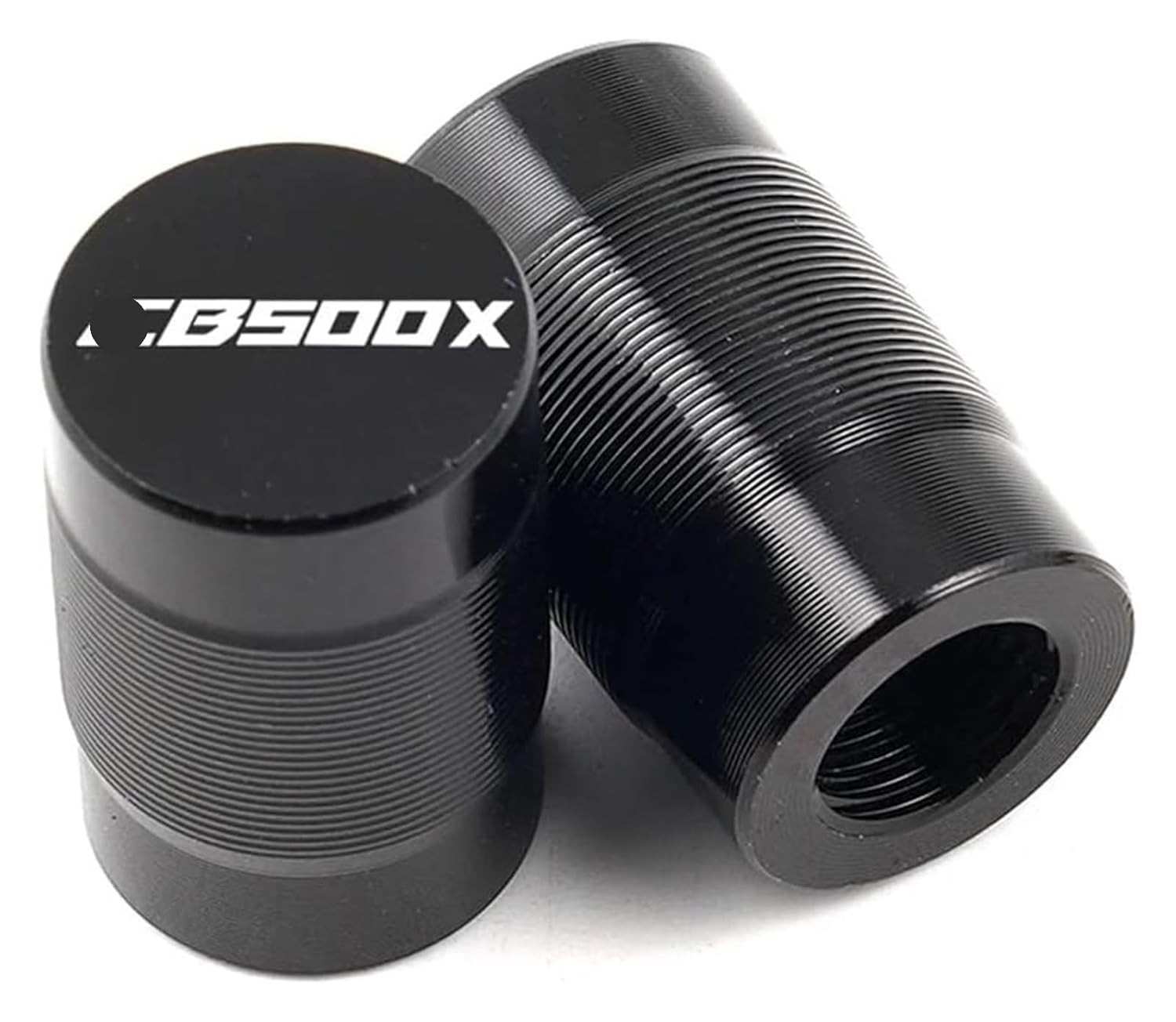 Kit Acessórios CB500X 2013-2022: Ampliador de Cavalete Lateral e Tampas de Válvula (Alumínio CNC Preto)