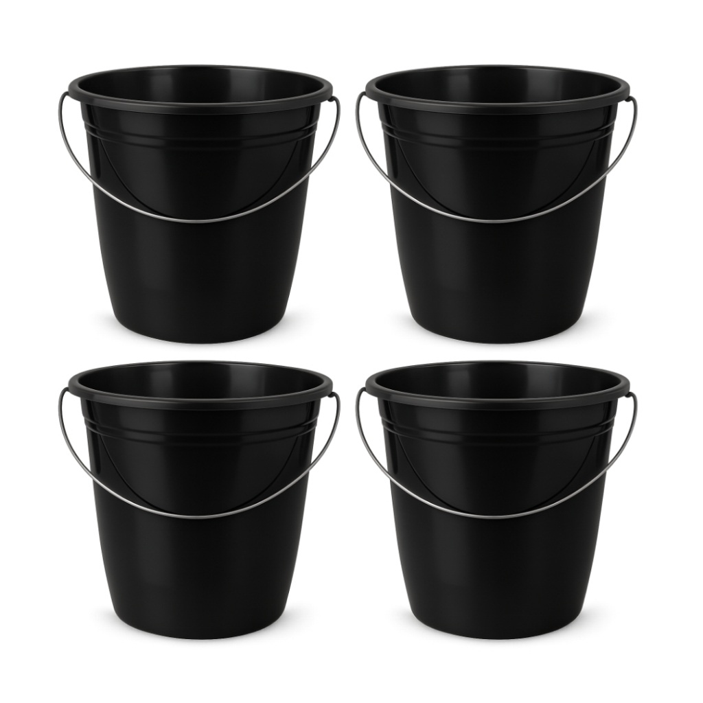 Kit 3 Baldes 7,5L com Alça Reforçada – Prático e Resistente