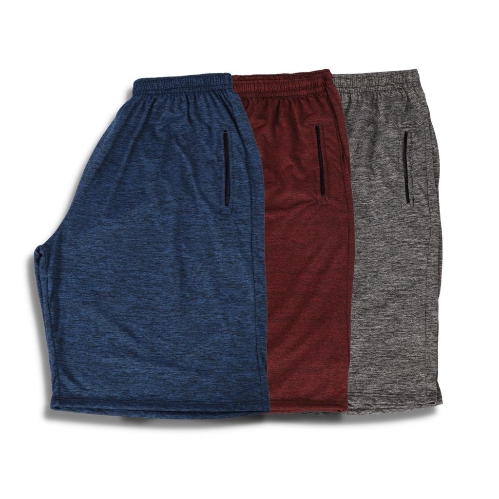 Kit 3 Bermudas Masculinas Dry-Fit Plus Size: Conforto e Estilo para Academia e Dia a Dia
