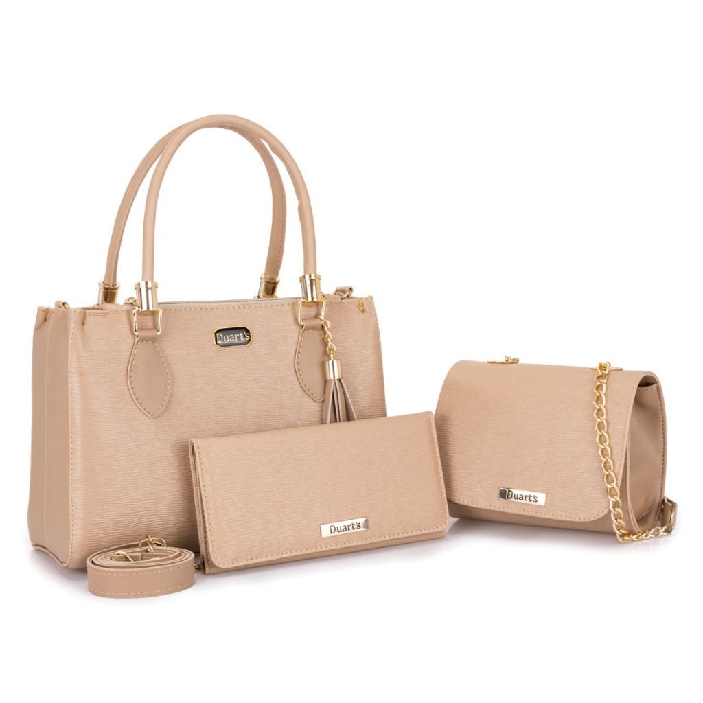 Kit 3 Bolsas Femininas Duarts: Elegância e Praticidade