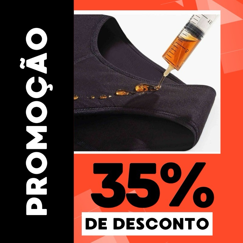 Kit 3 Calcinhas Absorventes Reutilizáveis: Conforto e Sustentabilidade para o Seu Ciclo