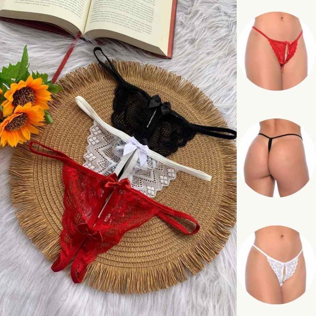 Kit 3 Calcinhas Apressadinha: Sexy e Reveladora