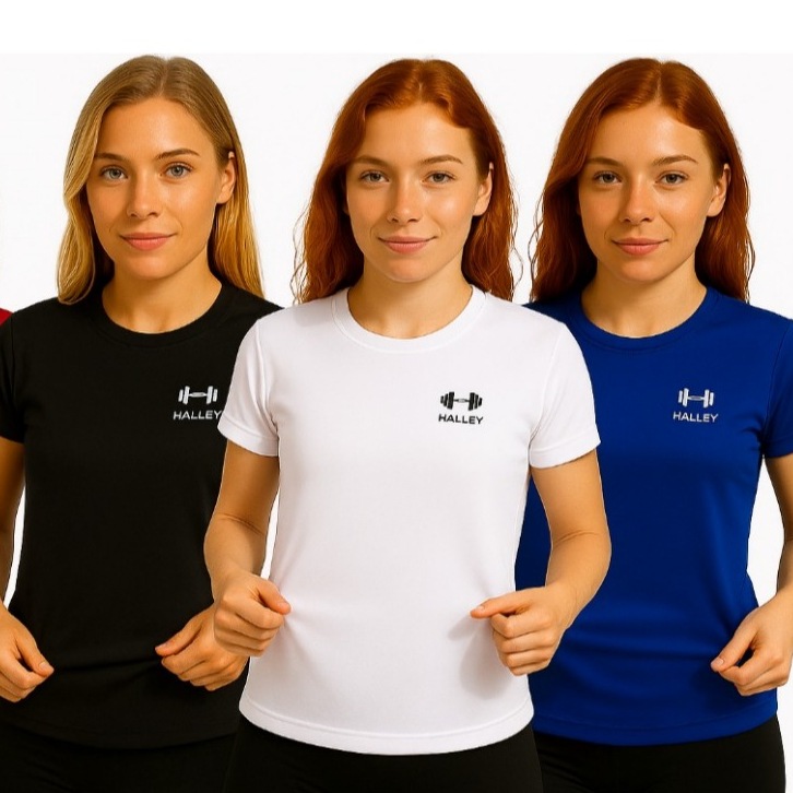 Kit 3 Camisetas Dry Fit Femininas: Conforto e Performance para Seu Treino
