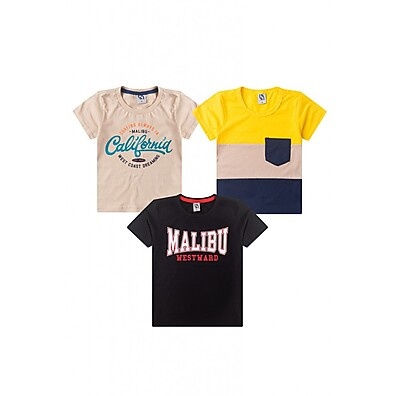 Kit 3 Camisetas Infantil Masculino: Estilo e Conforto para Crianças