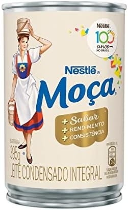 Kit 3 Unidades - Leite Condensado Moça Lata 395g